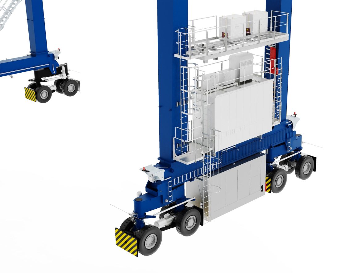 Liduro LES 200 capacitor energy storage unit for Liebherr RTG cranes