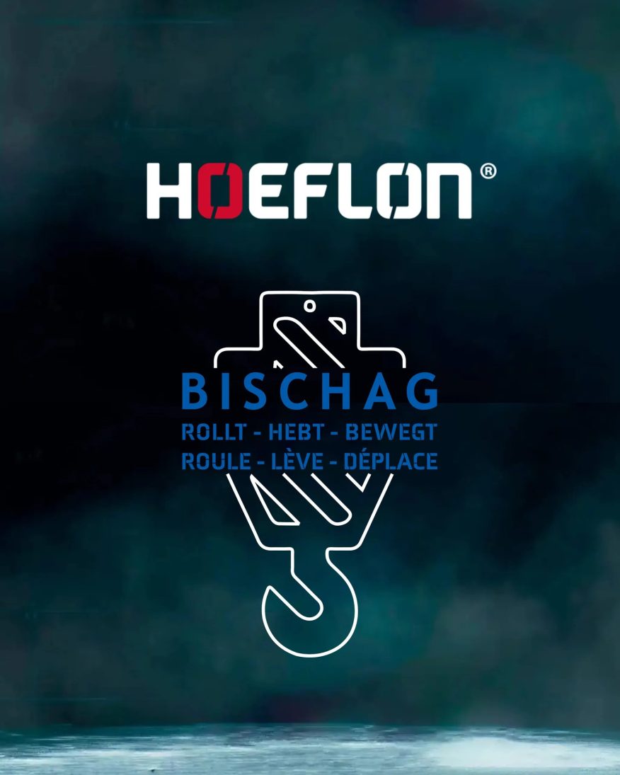 Hoeflon compact crane at new Swiss dealer Bischag AG