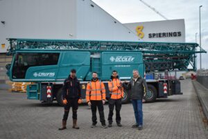 Spierings SK487-AT3 City Boy in Cauvas Occilev livery handed over at the Spierings factory