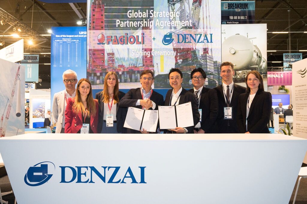 Fagioli and Denzai teams at the signing ceremony for their global strategic partnership agreement