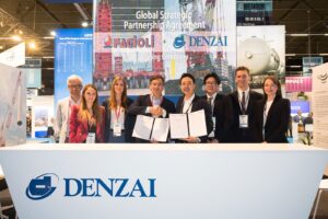 Fagioli and Denzai teams at the signing ceremony for their global strategic partnership agreement