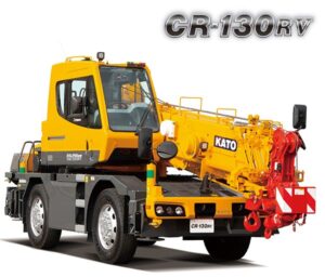 Kato CR-130RV CityRange crane, a 13-tonne compact mobile crane under two metres wide