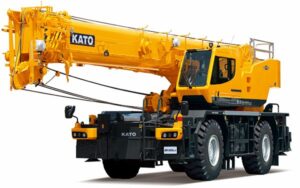 Kato SR-500LX 51-tonne rough terrain crane with five-section boom