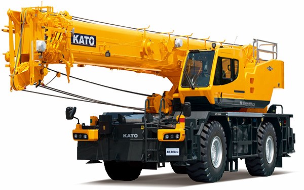 Kato SR-500LX 51-tonne rough terrain crane with five-section boom