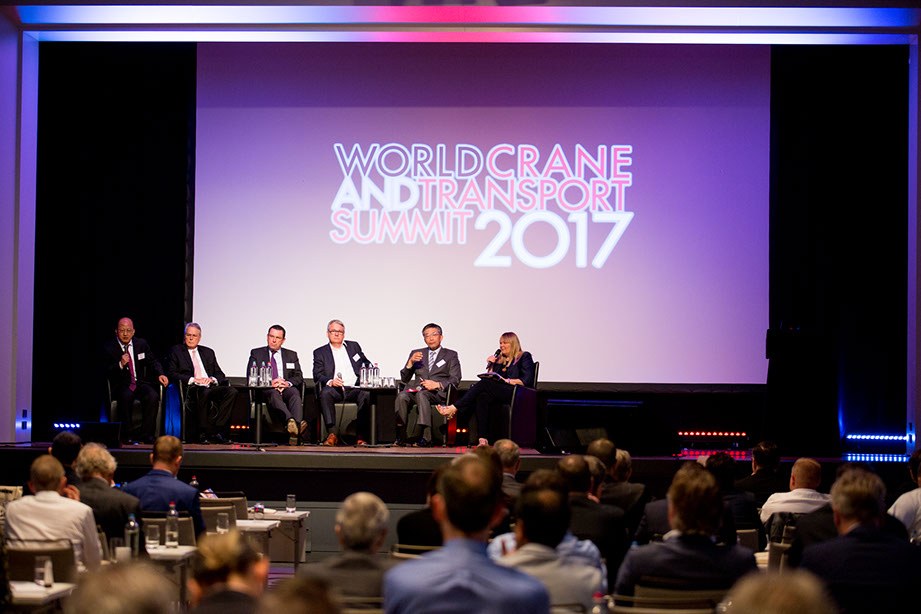 Round-table manufacturers' question and answer session at the World Crane and Transport Summit