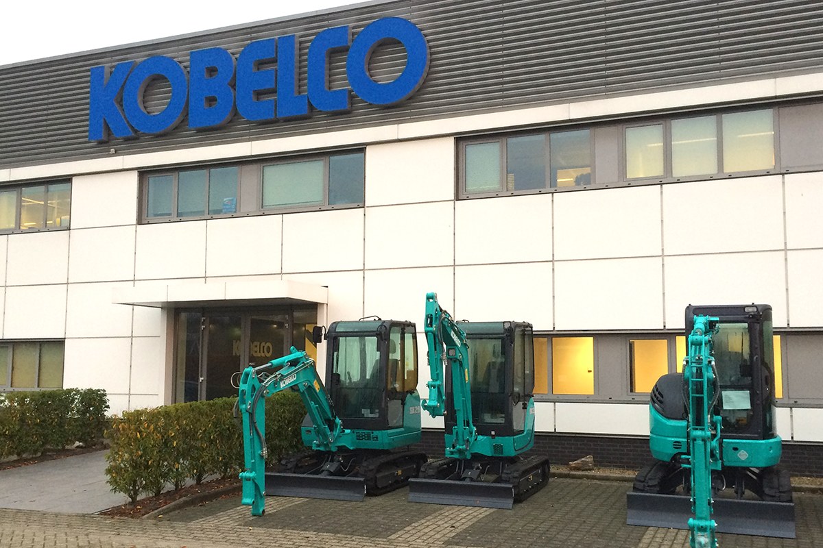 Kobelco Construction Machinery Europe headquarters building in Almere, the Netherlands