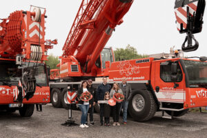 Liebherr LTM 1150-5.3 mobile cranes of Kran Voelkl