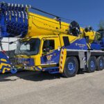 Grove GMK5250XL-1 all-terrain crane working for Wire Cranes in the UK