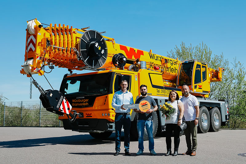 Liebherr LTM 1120-4.2 mobile crane for Wuerzburger Kranverleih