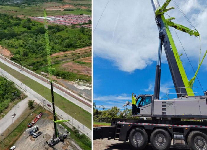 Zoomlion ZAT4500V853 all-terrain crane handed over to its first Panamanian customer