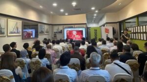 Zoomlion truck crane demonstrated at a customer event in Malaysia