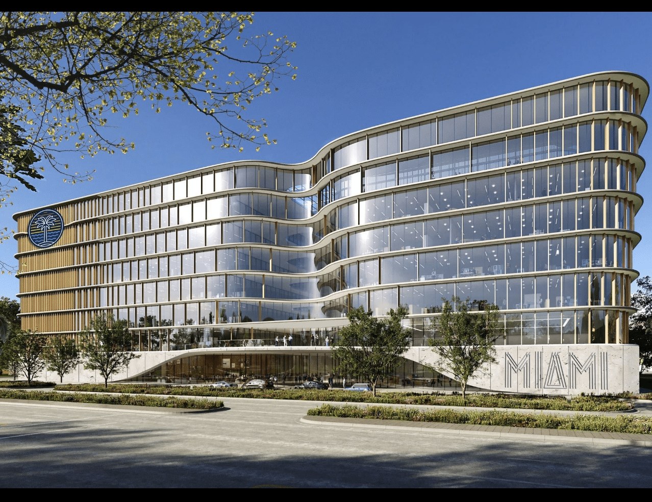 Rendering of the new City of Miami administration building
