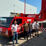 Spierings SK597-AT4 eLift mobile tower crane delivered to Cochez Groupe in France
