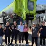 Zoomlion ZAT6000V863 600-tonne class all-terrain crane during delivery in Rio de Janeiro, Brazil