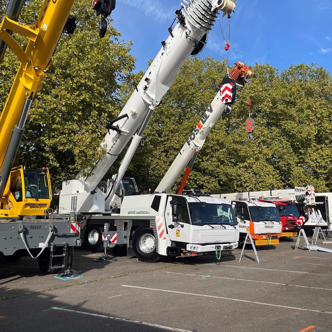 Grove GMK5150XL, GMK4100L-2 and GMK3060L-1 all-terrain cranes on show for Manitowoc at JDL EXPO 2026