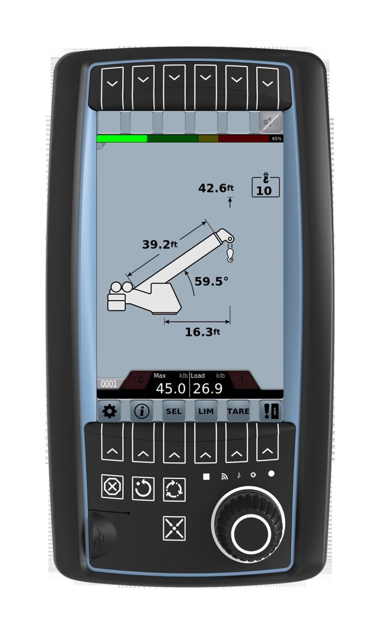 Manitowoc upFLEX Rated Capacity Limiter console for Grove rough-terrain and truck cranes
