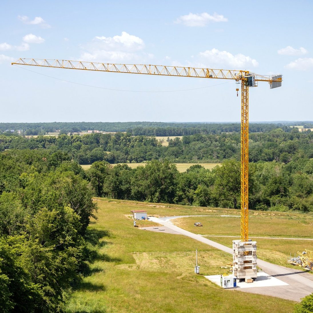 Potain MDT 99e topless tower crane, the first model with the new CCS Evolution control system